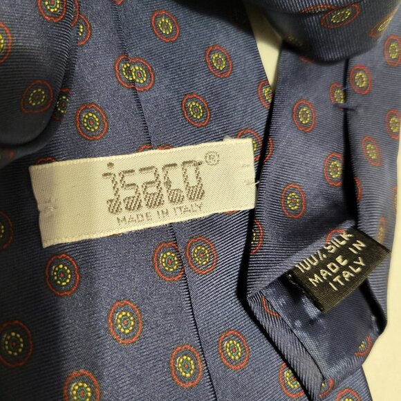 VINTAGE ISACO ITALIAN SILK TIE - Picture 3 of 4